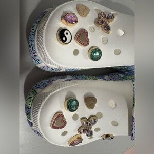 Bedazzled crocs, all yours ready to go only worn once.